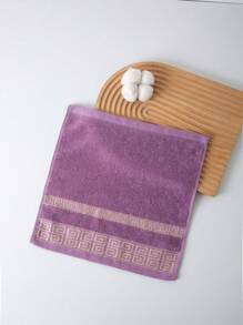 1pc Thin Bath Towel, Variety Of Colors, Minimalist Jacquard Plaid Pattern, Rectangular 70*140cm Adult Unisex Swimwear, Bathing, Wrapping Towel Or 34*74cm Hand Towel, 34*34cm Handkerchief, Quick-Drying, Absorbent, Soft, Suitable For Bathroom, Kitchen, Travel, Holiday Gift, Gym, Beach, Hotel, Salon, Outdoor