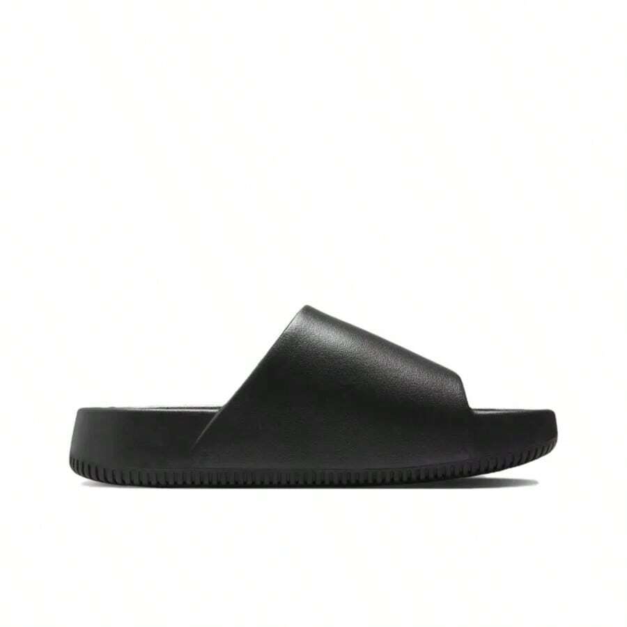 Nike Calm Men's Slides - BLACK/BLACK - 查看 1