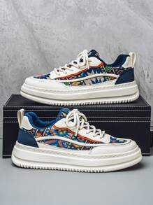 Men's Fashionable Rope Thick Sole Low-Top Casual Sneakers Canvas Shoes, Versatile For Spring/Summer