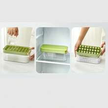Ice Cube Tray Set Summer Party Ice Supply For Beverage - Loving Families Efficient Ice - Making Material Assurance - Green - View 5