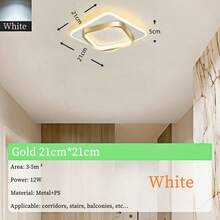 Modern Luxury Gold Ceiling Light, Nordic Creative Round Ceiling Lamp For Living Room, Dining Room, Corridor, Home, Hotel, Villa, Simple Ceiling Light - Gold - View 16