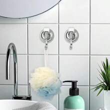 Bathroom Wall Mount Suction Cup Hooks, Reusable Old Copper Color Decorative Hooks, Hanging Hooks For Kitchen And Bathroom