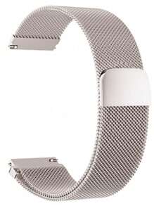 1pc Men Women Stainless Steel Watch Strap Metal Watch Band 20mm 22mm Casual Watchbands Compatible With Samsung Galaxy Watch3 4 5 6 7 41mm 45mm/Galaxy Active2/Gear Compatible With Amazfit GTR 2/3/4 Fashion Busniess Watch Band Smartwatch Replacement Wristband For Watch GT/GT2 42mm 46mm Compatible With Amazfit GTS 2/2E/2 Mini Smart Watch Accessories For Men Women