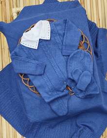 Knitting And Embroidery Maternity Leave - Agua verde azul - Ver 1