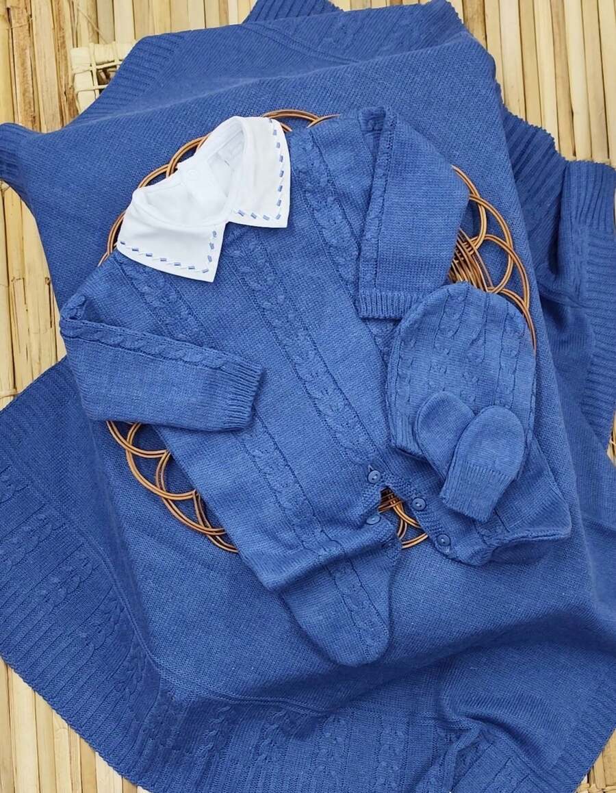Knitting And Embroidery Maternity Leave - Agua verde azul - Ver 1