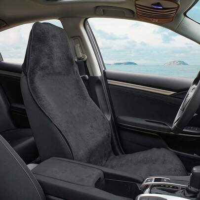 1pc Waterproof Universal Towel Car Seat Cushion Cover, Non-Slip Sweatproof Exercise Running Swimming Beach Hiking Seat Cover