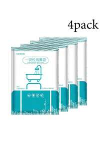 Funda desechable para bañera, bolsa de plástico portátil y reforzada de tamaño extra grande con empaque individual, bolsa de baño desechable, cubierta para bañera, para forros de bañera de hotel, salón, spa, hogar y viajes, película de plástico para ducha, accesorios de viaje, artículos esenciales para el hogar y viajes de vuelta a la escuela