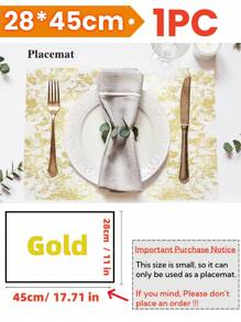 Goldfarbener Tischläufer, paillettenverzierter glitzernder Metallfolientisch-Läufer, goldene Tischdekoration für Tischsets, Hochzeitsdekoration, Veranstaltungen, Geburtstagsfeste, Weihnachten, Blumensträuße, Geschenkverpackungen