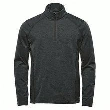 Stormtech Mens Treeline Quarter Zip Pullover (Black Heather) - Black - View 1