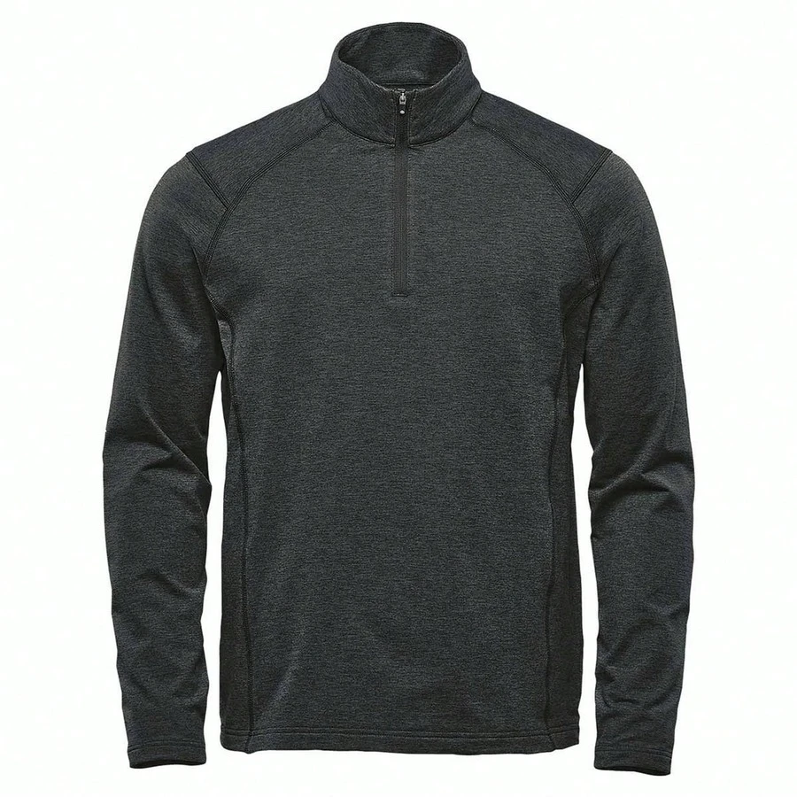 Stormtech Mens Treeline Quarter Zip Pullover (Black Heather) - Black - View 1