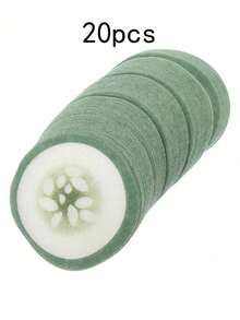 10片/20片/30片/50片/100片一次性眼膜保湿膜纸，无纺布印花青瓜眼膜纸，DIY印花眼膜美容膜，适合女性日常保湿使用，送家人，老婆，孩子小礼物 - 彩色 - 查看 16