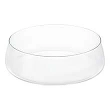 Rainaut Glass Bowl With Wooden Lid - Versatile Snack Serving Tray For Candy & Nuts, Round Food Storage Platter - Clear - View 4