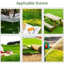 50*200cm Pet-Friendly 10mm Artificial Grass Mat - Polypropylene, Suitable For Yard, Playground, RV, Outdoor Party, Lawn, Garden And Wedding