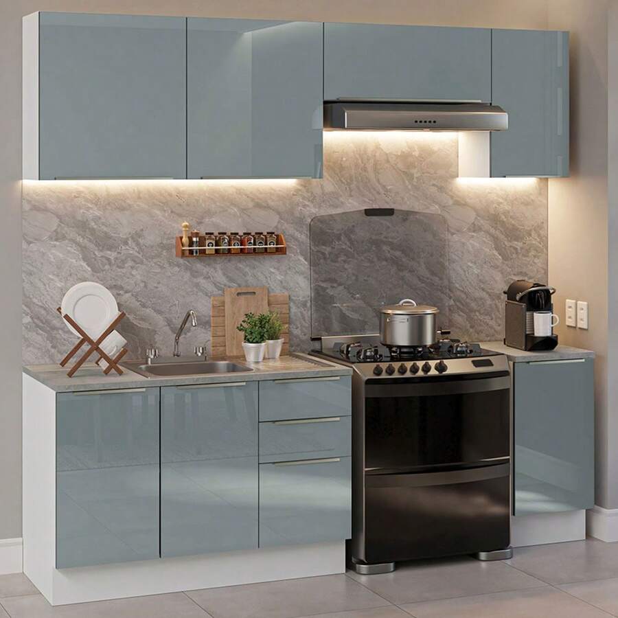MADESA Baker's Racks - Blanc et gris - Voir 1