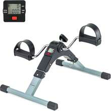 ALLINLIFE Pedales de ejercicio estático, minibicicleta estática plegable, pedaleador estático, equipo de ejercicio para el hogar, pedales para personas mayores, pedaleador para personas mayores, pedaleador