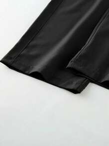 1 pezzo Pantaloni cargo da ragazzo adolescente, casual, sportivi, da esterno, con tasche e decorazione di lettere a strappo, gamba dritta, per primavera e autunno