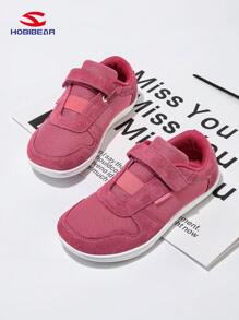 Zapatos descalzos para niños y niñas de HOBIBEAR, suela de goma antideslizante, parte superior de malla, puntera redonda, livianos y cómodos zapatos planos para correr al aire libre, adecuados para todas las estaciones, zapatos para verano al aire libre