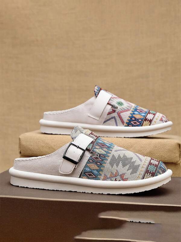 Sandálias casuais estilo chinês para casais, chinelos leves, respiráveis, simples, de cor sólida, fechados, elegantes e confortáveis para o verão