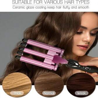Professional Hair Curling Iron Ceramic Five Barrel Waver Curlers Wand Styling Tools Fast Heating