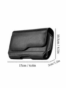 1 个皮套适用于 iPhone 14、14 Pro、13 Pro、13、12 Pro、Xs、11 Pro、X、10、Galaxy S10E，适用于 Otterbox Commuter 系列手机壳，带腰带夹、腰带袋、手机保护套皮包腰包适用于商务办公防水防盗腰包男士礼物 PU 皮革商务休闲旅行防水户外爸爸礼物父亲礼物男士礼物情人节礼物