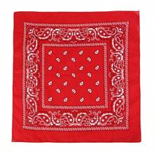 1pc Unisex Boho Style Retro Paisley Pattern Bandana, Fashionable Lightweight Multi-Purpose Headscarf For Casual, Dance, Sports, Cycling, All Seasons Use