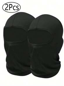 2 pièces/4 pièces Cagoule unisexe, masque de visage pour le cyclisme extérieur, la moto, le ski. Convient pour l'utilisation quotidienne, les voyages, la randonnée, le ski.