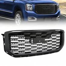 Parrilla delantera estilo Denali en negro brillante para GMC Yukon XL 2015-2020 - 1 - Ver 1