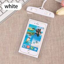 1pc Waterproof Phone Pouch - Clear Dry Bag Compatible With IPhone 14/13/12/11 Pro Max, XS/XR/X/8/7/6s Plus, SE, Galaxy S21/S20/S10 Plus, Note 10+/9, Pixel 4 XL To 7 Inch - Durable ABS/PVC Material, Fit For Phones, Mini Devices