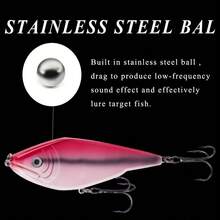 9cm/26g Jerkbait Bionic Lures With Rattle, For Snakehead Fish - Multicolor - View 7