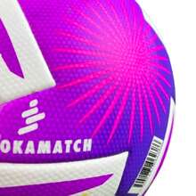 Balón de Fútbol OKA Match Termoformado 2.0 Premium Oficial Texturizado Números 4 y 5 - Morado - Ver 8