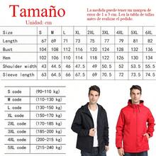 Chaqueta cortavientos informal para hombre - Negro - Ver 8