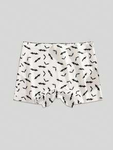 FINETOO 5pcs Women's Bat Leopard Skull Y2K Gothic Print Panties, Suitable For All Seasons - Multicolor - View 4