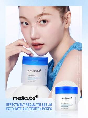 Medicube Medicube Zero Pore Pads Mild 2.0 (70 Pads) - Almofadas tônicas calmantes suaves para esfoliação, minimização de poros e remoção de cravos com PHA - Ideal para todos os tipos de pele