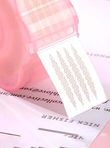 1 Roll 360pcs Water-Activated Lace Double Eyelid Tapes, Invisible No Adhesive Lasting Eyelid Fibers Ideal For Makeup,Makeup,Cheap,Room Decor,Vanity,Travel,Bedroom,Makeup Accessories