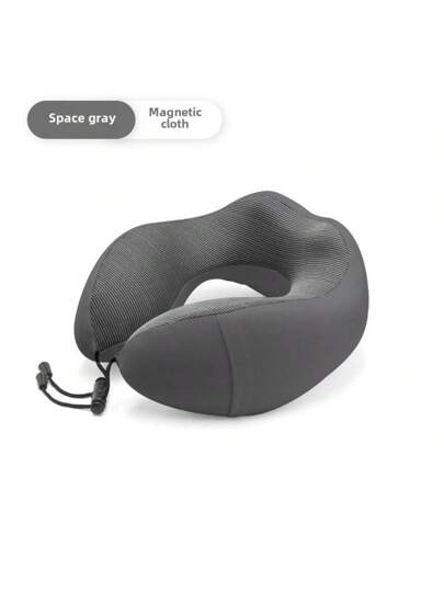 Travel Kussen Airplane Pc Memory Foam Neck Pillows,Soft Support Essentials Travelling,Sleeping Rest,Car,Train Home (Grey)