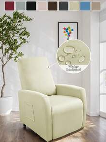 Housses de fauteuil inclinable 4 pièces, housses de canapé inclinable imperméables et extensibles pour fauteuil inclinable Lazyboy avec poche de rangement, protecteur de meuble pour salon