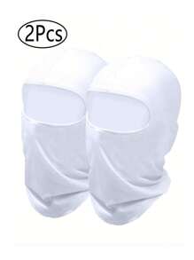 2 pièces/4 pièces Cagoule unisexe, masque de visage pour le cyclisme extérieur, la moto, le ski. Convient pour l'utilisation quotidienne, les voyages, la randonnée, le ski.