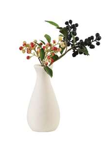 6 piezas Jarrones cerámicos miniatura de estilo nórdico minimalista para flores secas, decoración de escritorio, oficina, sala de estar, accesorios hechos a mano para el hogar, decoración del hogar, jarrones de flores, jarrones de vidrio