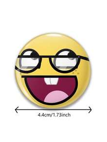 Funny Pattern Badge Brooches,Women Lapel Pin,Brooch Pins,Backpack Charm,Clothes Accessories,Amusing Gift For Friends,Family,Teachers And Classmates - Multicolor - View 6