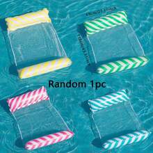 1pc-Portable 4-In-1 Swimming Pool Hammock - Perfect For Travel And Pool Parties - Multifunctional Lounge Chair With Floating Design,Multipurpose Floating Lounger With Comfort Handles - Easy Setup For Poolside Relaxation