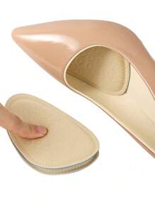 Soft High Heel Front Cushion Pads For Women, Non-Slip Breathable Sweat-Absorbent Foam Insole For Shoes Too Big