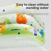 1pc Large Family Full Size Inflatable Cartoon Monster Design Pool - PVC Material, Easy To Set Up, Portable And Space Saving - Great For Backyard Summer Fun For Adults And Youngsters, Beach Inflatable Pool Toys, Camping