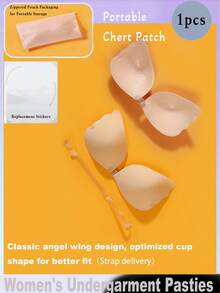 Nude Skin-Tone Women Nipple Covers In Mango, Feathers, And Shell Shapes - Multiple Style Options Available. Made Of Soft, High-Quality Materials Suitable For All Seasons, Breathable And Non-Stuffy. Features Discreet Lifting And Shaping. Comes With Strap Design On Some Models, Packaged In Pull-Out Cases With Protective Films For Easy Carry And Reuse.