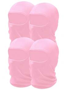 2 pièces/4 pièces Cagoule unisexe, masque de visage pour le cyclisme extérieur, la moto, le ski. Convient pour l'utilisation quotidienne, les voyages, la randonnée, le ski.