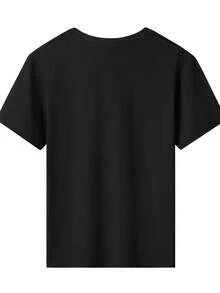 Skeleton Basketball Printed Short Sleeved Round Neck T-Shirt, Casual Spring Summer Autumn T-Shirt, Boys' Clothing