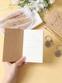 24/12pcs Set Motivational Thank You Gift Set, Include Signature Pen, Gratitude Cards, Keychain And Gift Bags, Expressing Appreciation, Suitable For Birthday Party, Holiday, Office, Souvenir, Party Favor, Team Building Gift, And Other Small Party Gifts - Multicolor - View 7