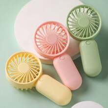 Portable Handheld Makeup Fan, Makeup Setting Tool, Women's Summer Cooling Device, Quiet Desktop Mini Electric Fan For Dorm