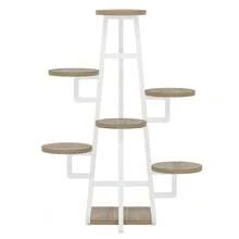 Soporte para plantas de 7 capas, soporte para macetas de 43,3 pulgadas, soporte para flores - Blanco - Ver 2