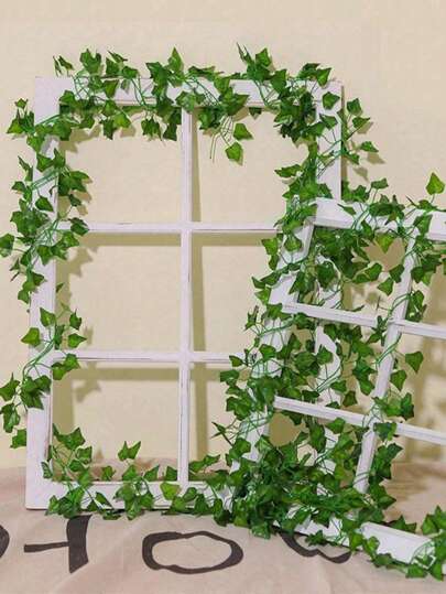 1/12 szt. Sztuczne bluszcze, imitacja liści roślin pnących i zielone wiszące pnącza roślinne. Sztuczne rośliny. Mogą być używane do dekoracji zieleni na spotkaniach rodzinnych i weselach. Nadają się do dekoracji sypialni, dekoracji pokoju dziecięcego, dekoracji pokoju, dekoracji domu, dekoracji urodzinowych, aranżacji weselnych, prezentów, dekoracji imprezowych, ogrodu, dekoracji zewnętrznych, kempingu, dekoracji patio, ogrodu wróżek, dekoracji ściennych, Wielkanocy i Dnia Matki, prezentów.