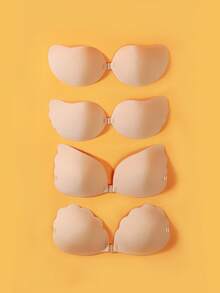 Nude Skin-Tone Women Nipple Covers In Mango, Feathers, And Shell Shapes - Multiple Style Options Available. Made Of Soft, High-Quality Materials Suitable For All Seasons, Breathable And Non-Stuffy. Features Discreet Lifting And Shaping. Comes With Strap Design On Some Models, Packaged In Pull-Out Cases With Protective Films For Easy Carry And Reuse.